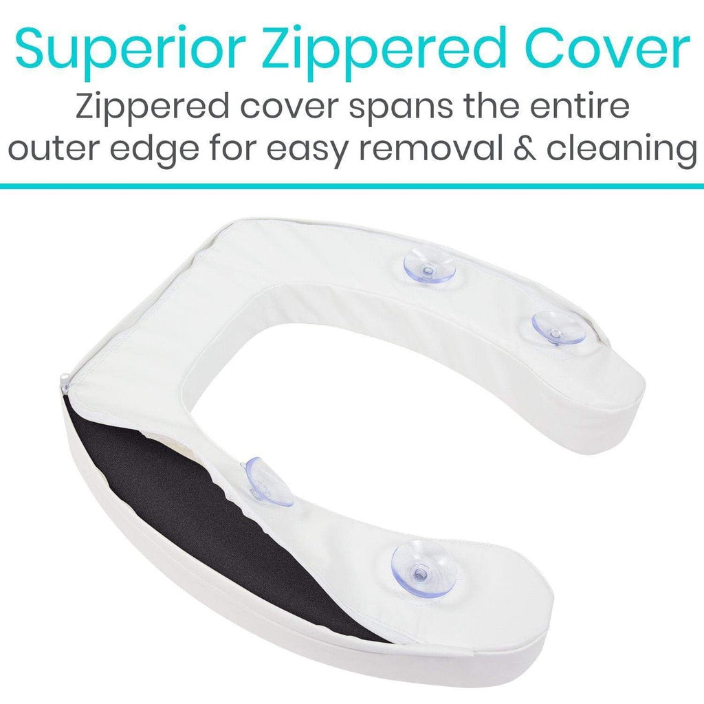 Cushioned Toilet Seat Riser - 2" Soft