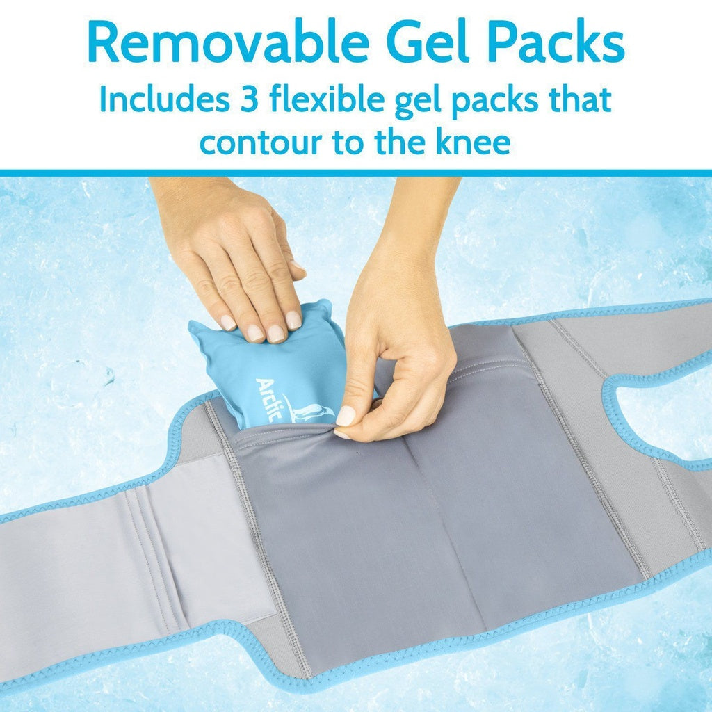 Vive - Cold Therapy - Knee Compression Ice Wrap - HCPCS: HCPCS: A4467/A9273