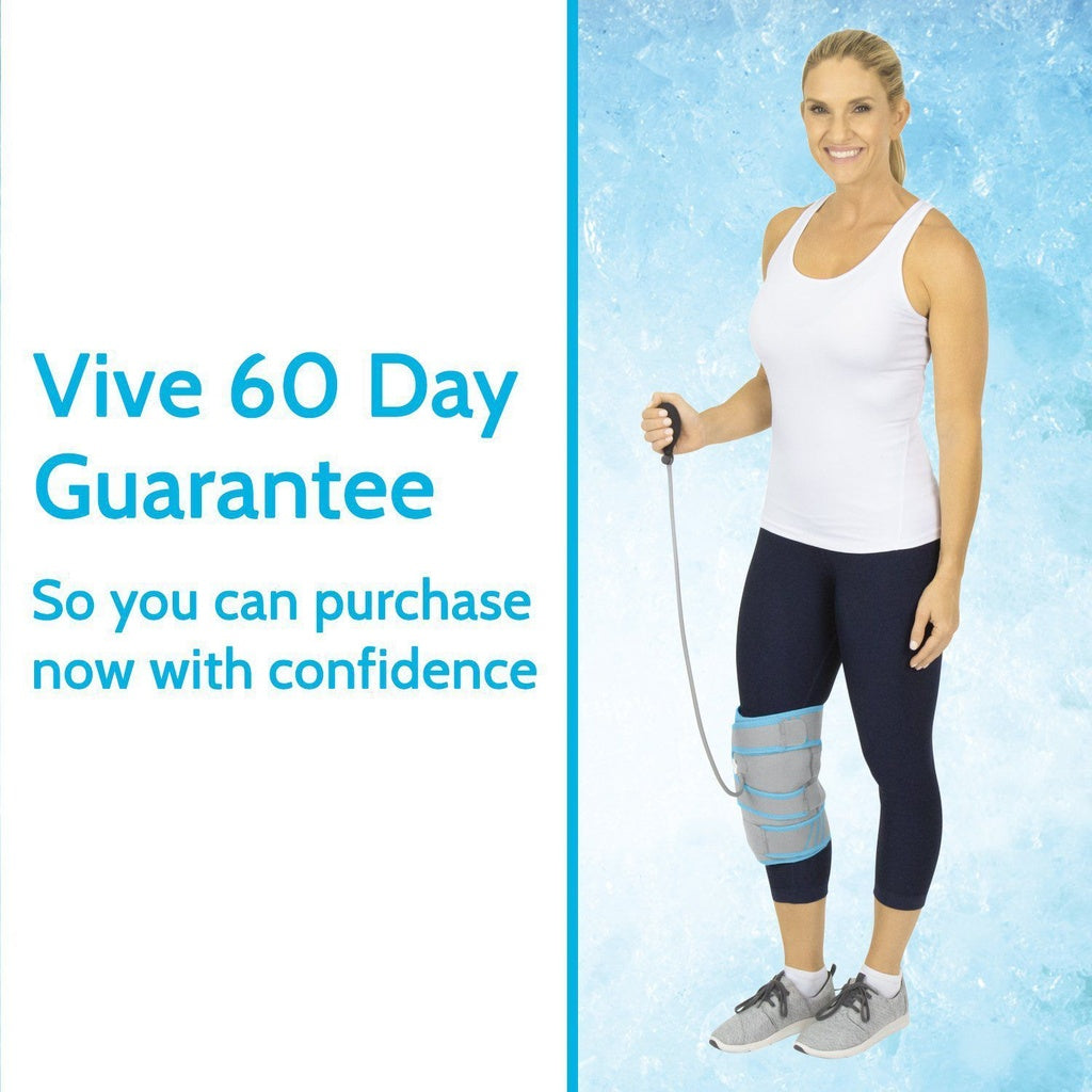 Vive - Cold Therapy - Knee Compression Ice Wrap - HCPCS: HCPCS: A4467/A9273