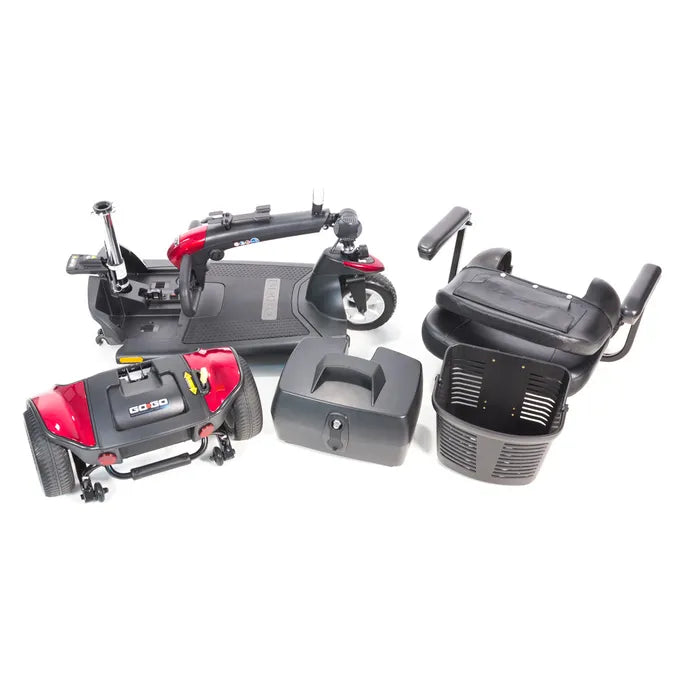 Pride - Go Go Sport 3 Wheel Travel Mobility Scooter - HCPCS Code: K0801