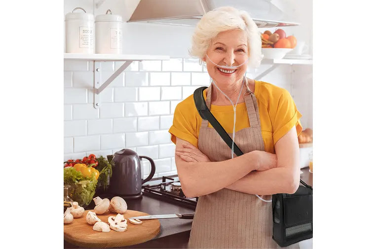Inogen One Rove 6 - Save $500 on purchase - Rental available @ $339 - Free 2-day shipping Code - Portable Oxygen Concentrator - POC - with Inogen Connect