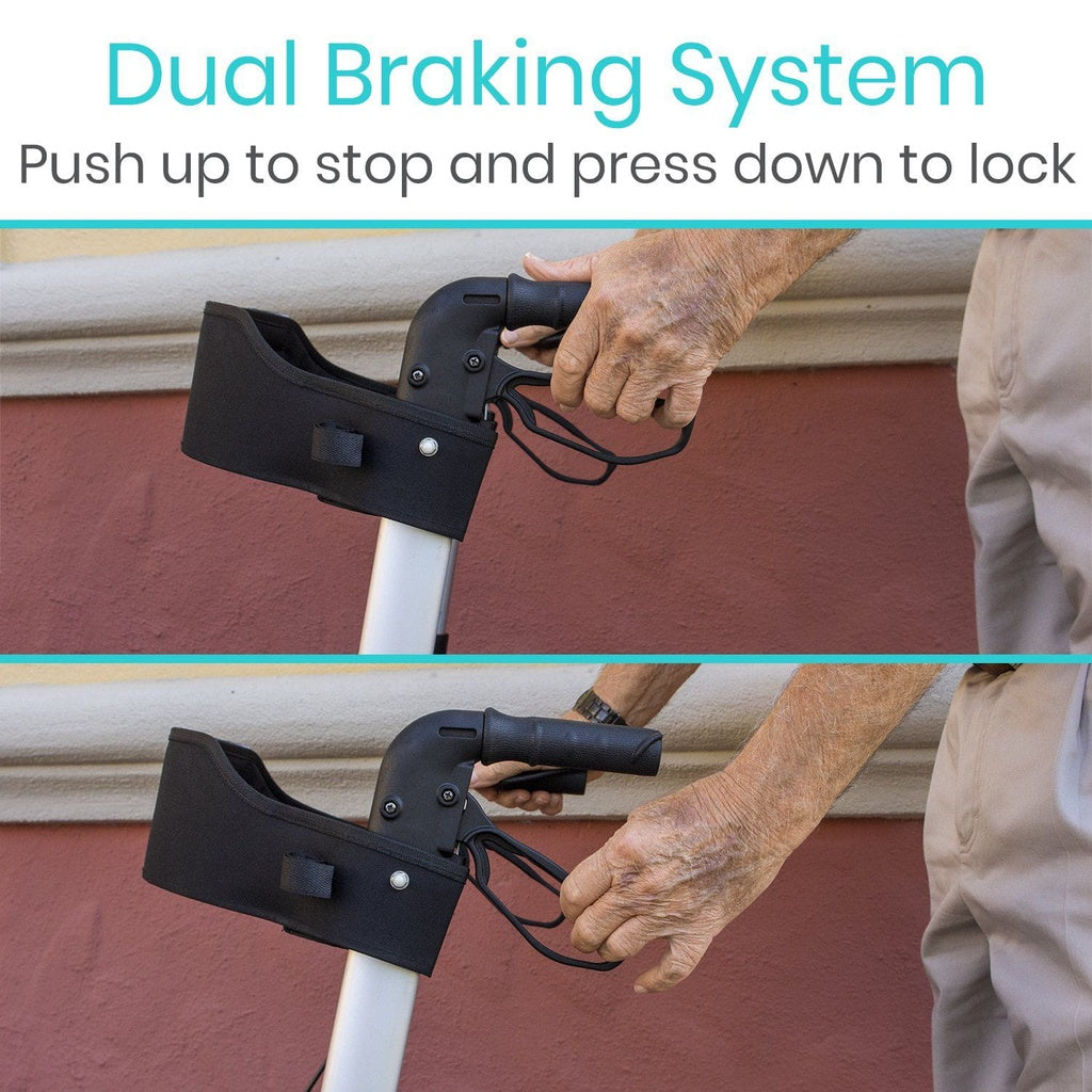 Vive SunStride Rollator Walker