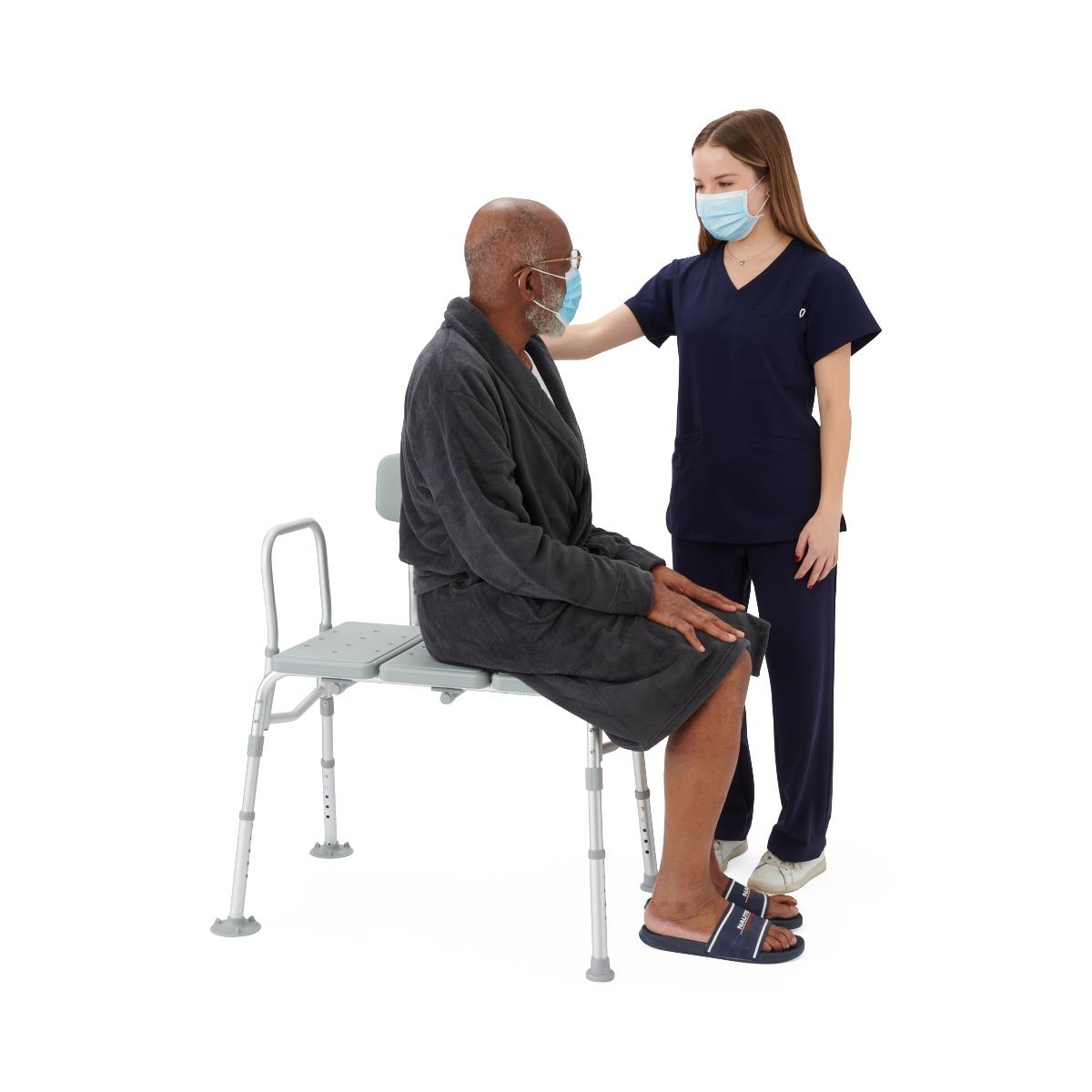 Medline Transfer Benches with Backrest