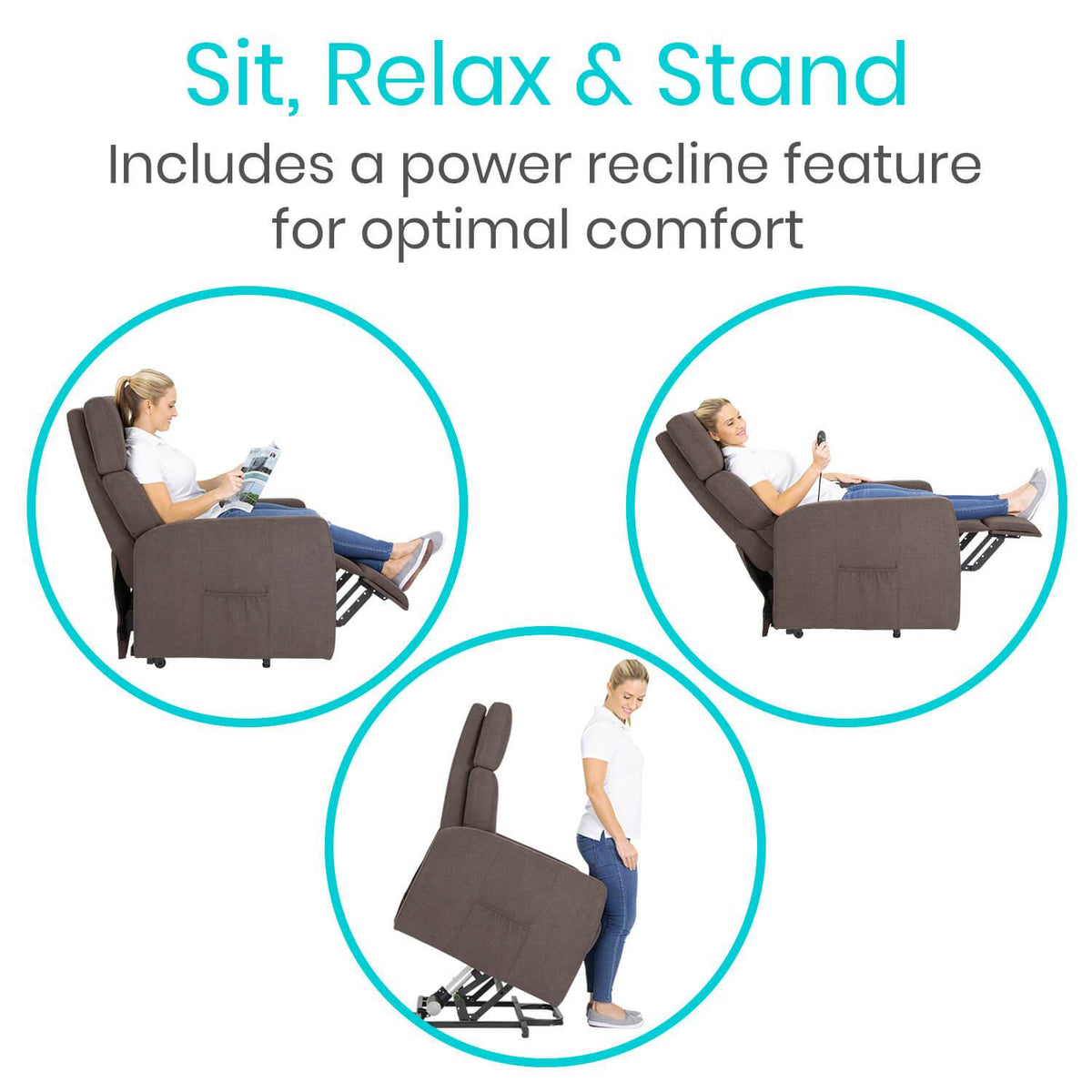Vive Health - Large Massage Lift Chair
