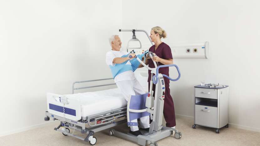 Arjo - Sara Flex Stand Assist, Sit to Stand, Safe Patient Lift, Easier Transfers - No Scale