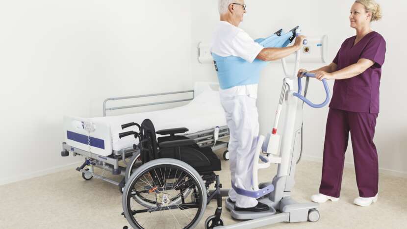 Arjo - Sara Flex Stand Assist, Sit to Stand, Safe Patient Lift, Easier Transfers - No Scale