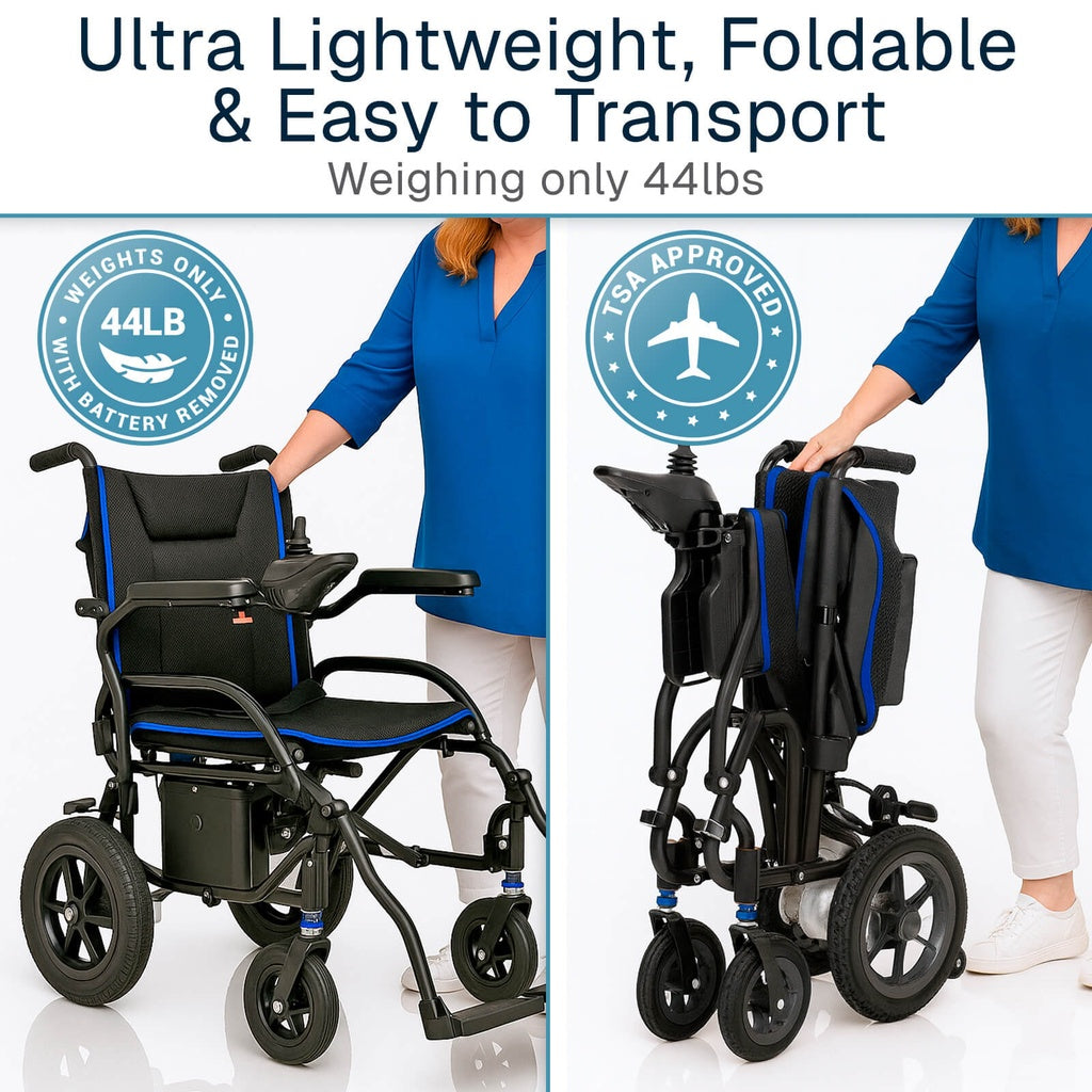 Air Frame Aluminum Power Wheelchair