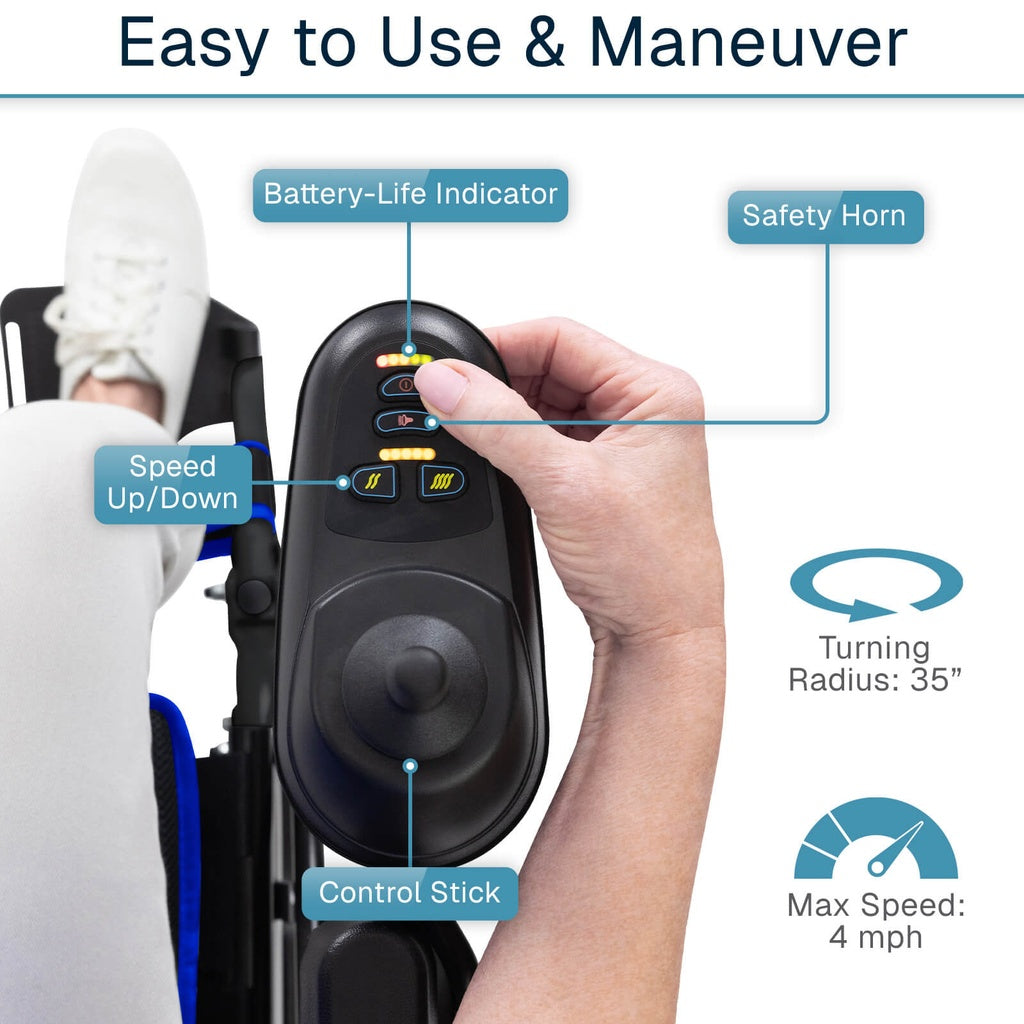 Air Frame Aluminum Power Wheelchair