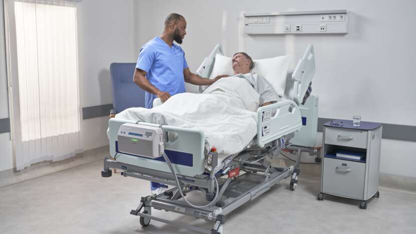 Arjo - AtmosAir Velaris Mattress, Alternating Hybrid Mattress, Instant Set Up, AltoVac Technol, Infection Control Design