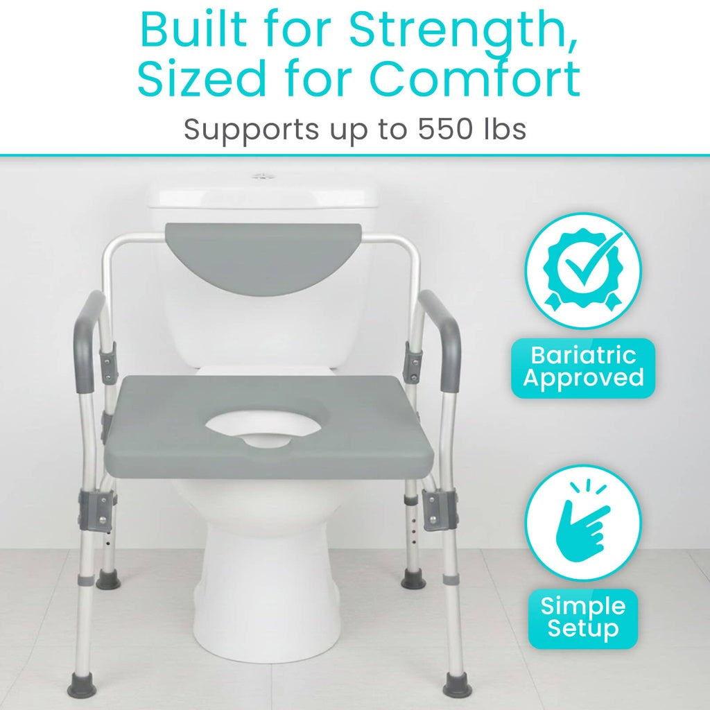 Bariatric 4 in 1 Commode & Shower Chair