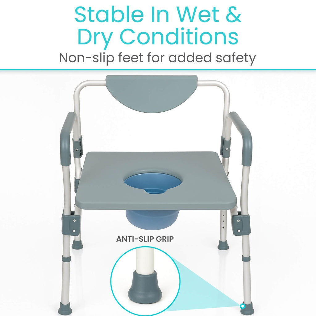 Bariatric 4 in 1 Commode & Shower Chair