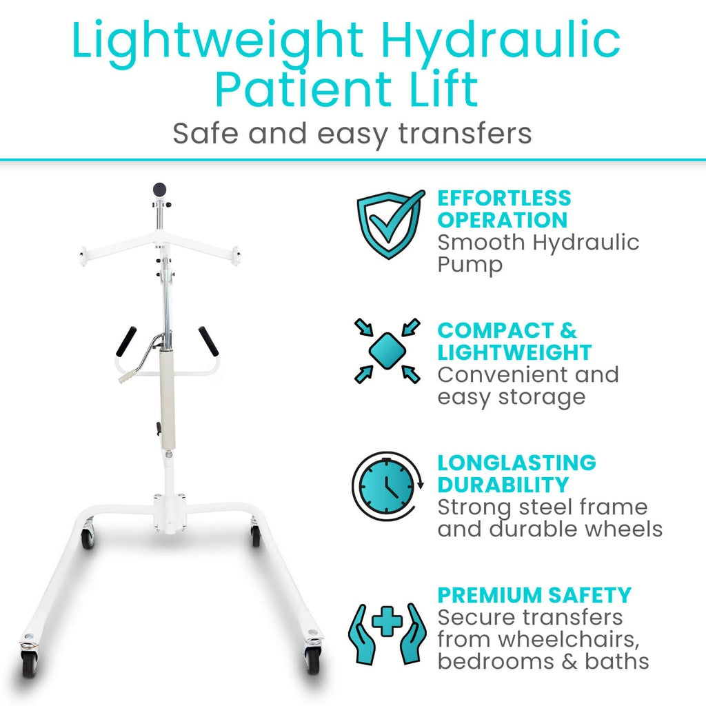 Vive - Core Hydraulic Patient Lift With Sling - HCPCS: E0630