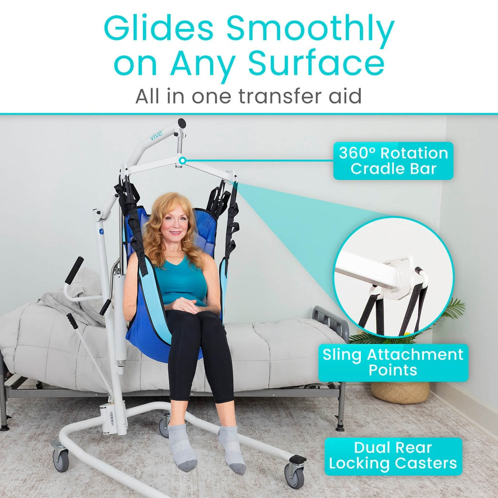 Vive - Core Hydraulic Patient Lift With Sling - HCPCS: E0630