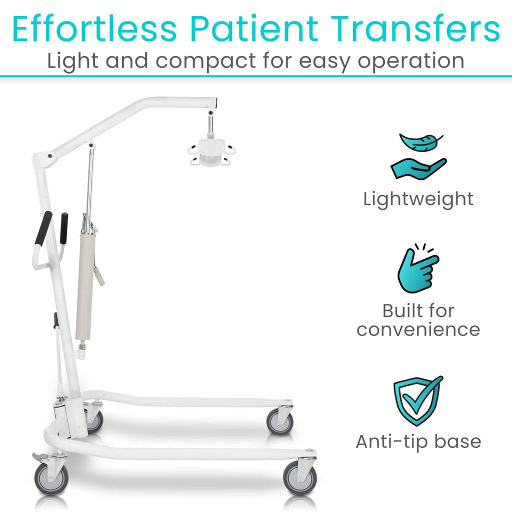 Vive - Core Hydraulic Patient Lift With Sling - HCPCS: E0630