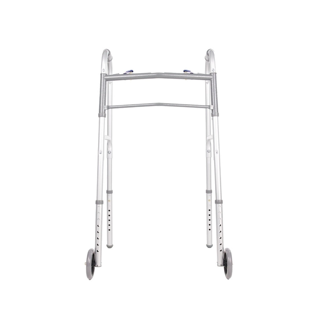 Vive - Core Walker, Folding Walker, Adjustable Wheel Legs, Light Weight & Adjustable