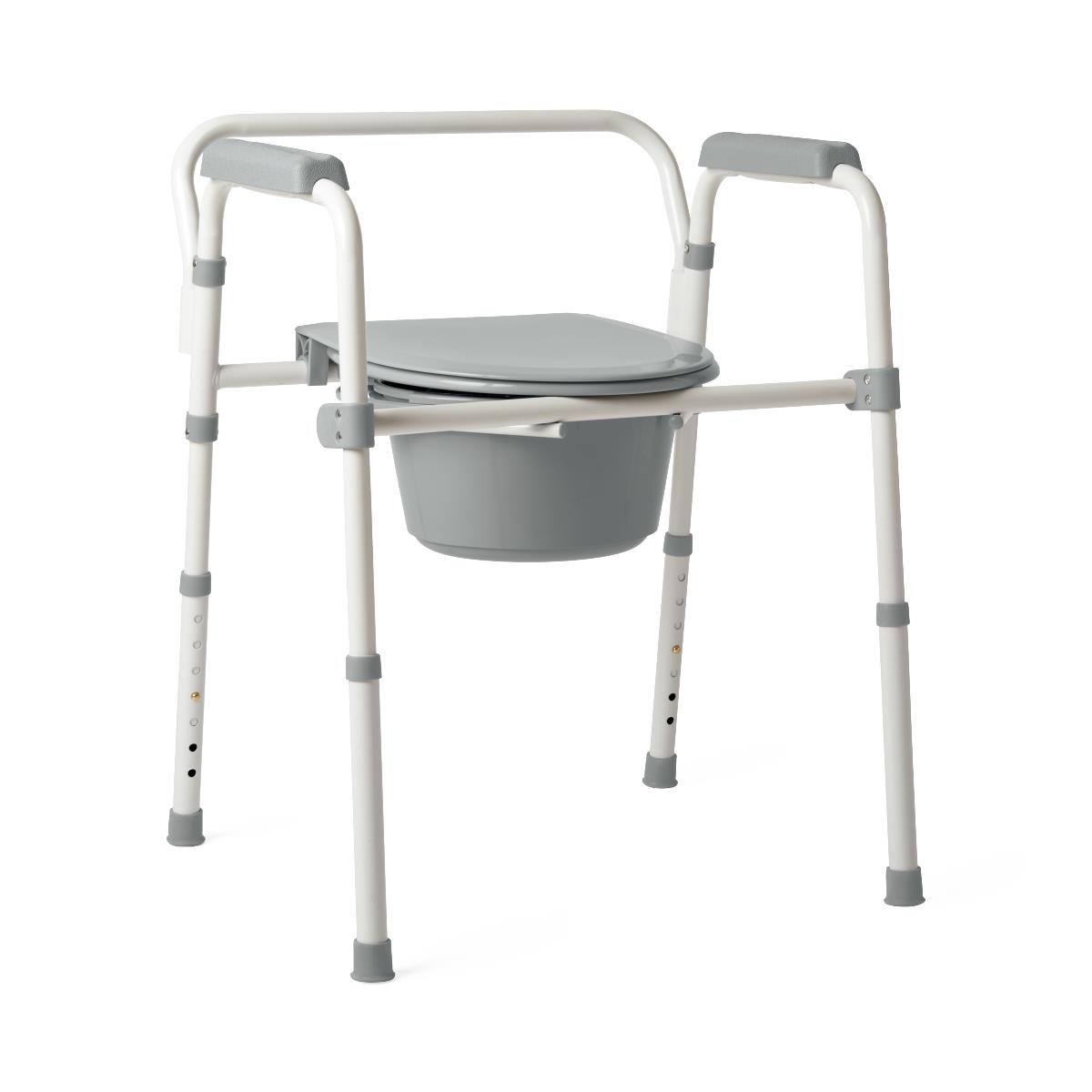 Medline Standard Steel Commode