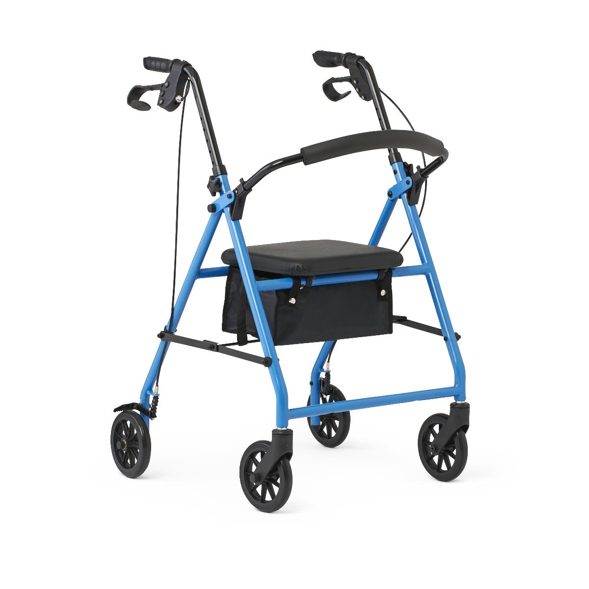 Medline Basic Steel Rollator with 8&quot; Wheels