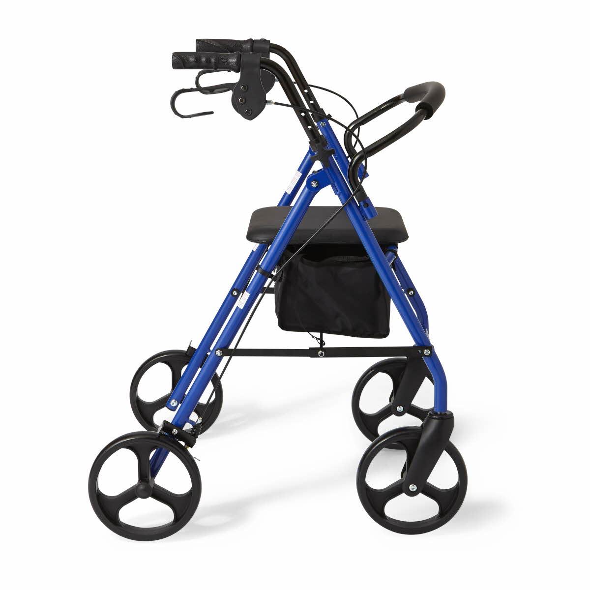 Medline Basic Steel Rollator with 8&quot; Wheels