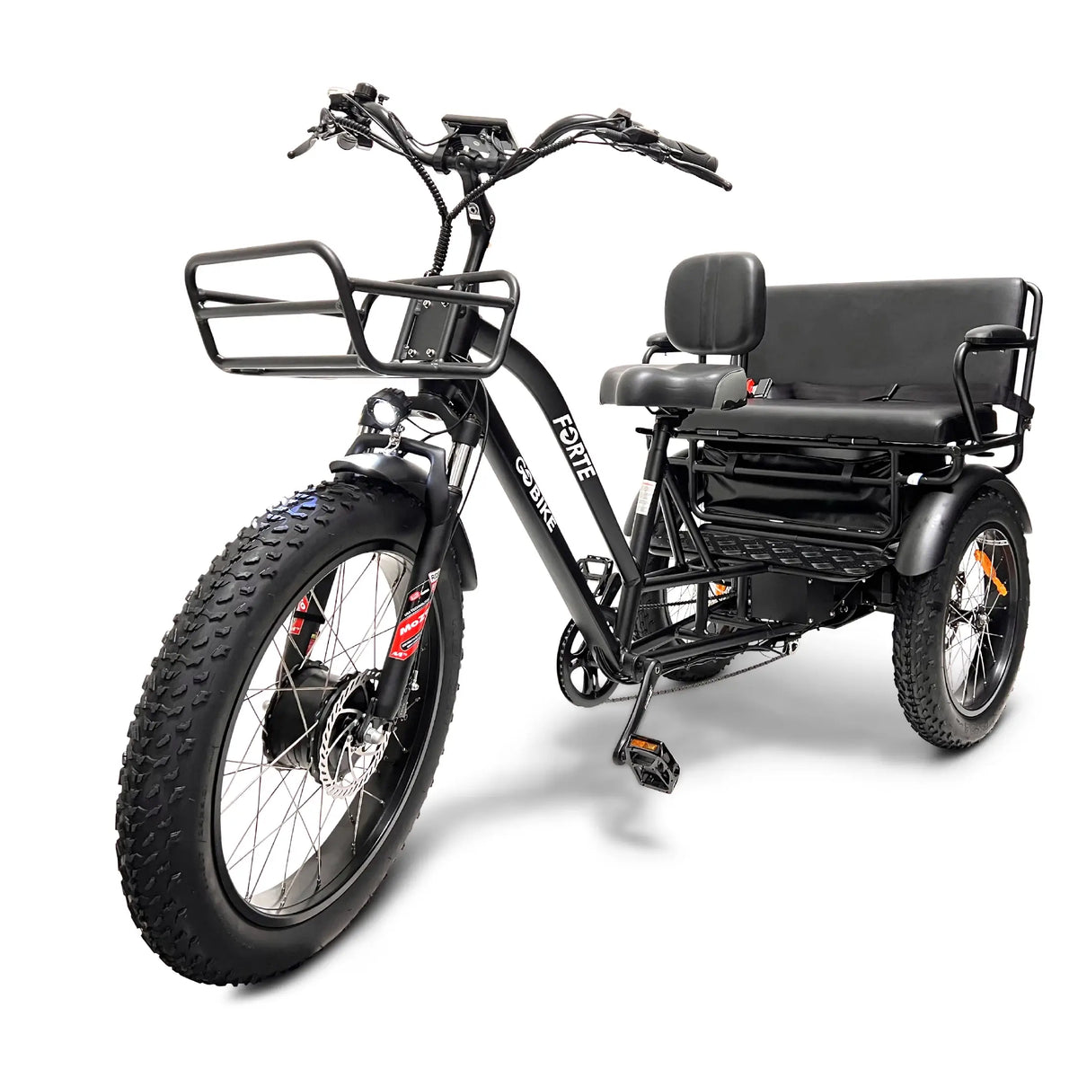 GoBike Forte RS - Electric Tricycle with Rear Seat - Trike