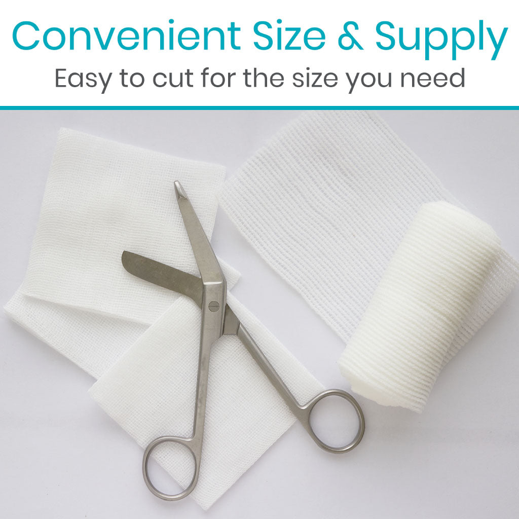 Vive - ViveCare - Gauze - Sterile Gauze Rolls - 3"x4.1yd or 4"x4.1yd