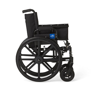 Medline - K4 Extra-Wide Lightweight Wheelchair, Swing-Back Desk-Length Arms and Swing-Away Footrests, 22" Width