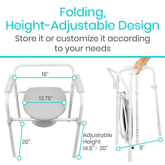 Vive Health - Folding Commode