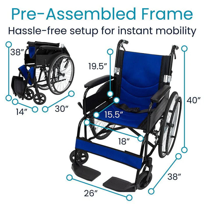 Vive Health - Air Frame Wheelchair