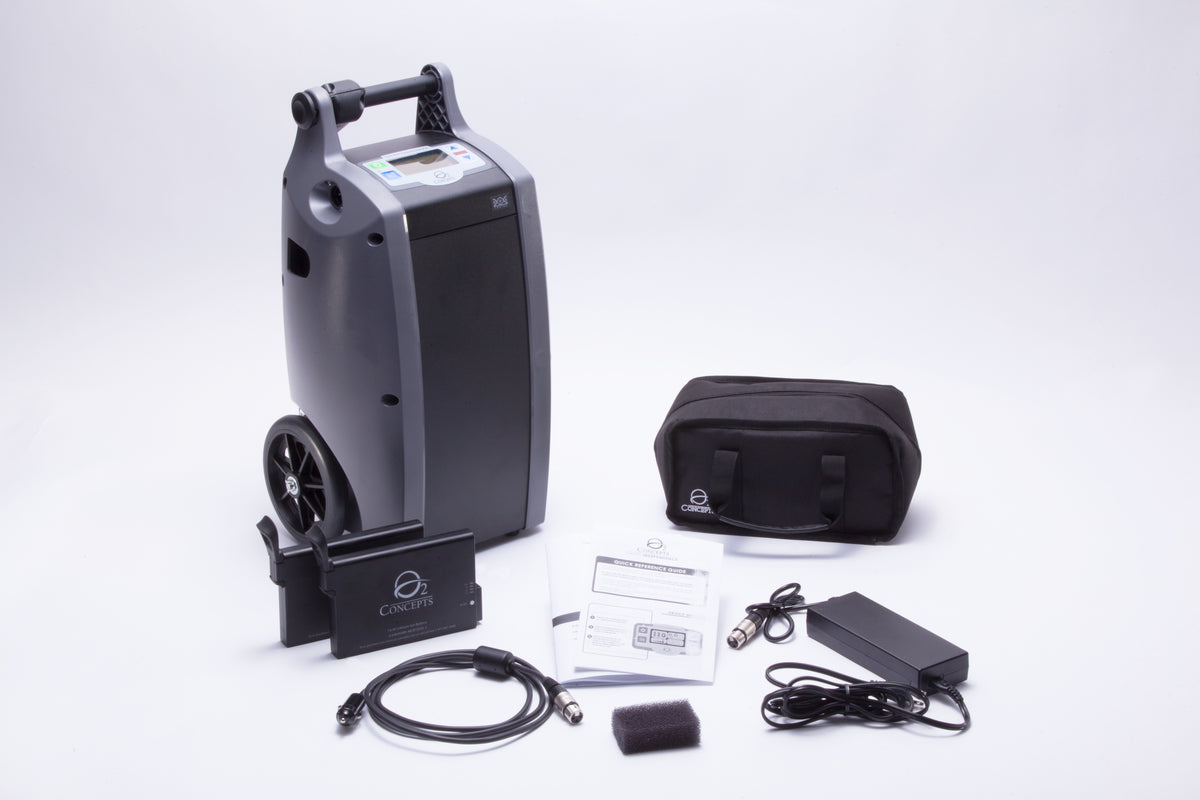 O2 Concepts - Oxlife Independence Portable Oxygen Concentrator POC - Continuous Flow