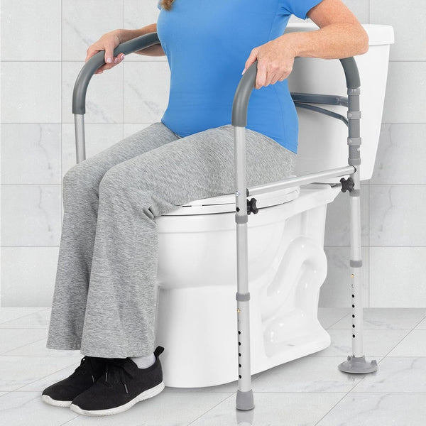 Vive - Toilet Safety Frame With Handles, Grab Bar Frame, Easy Install ...