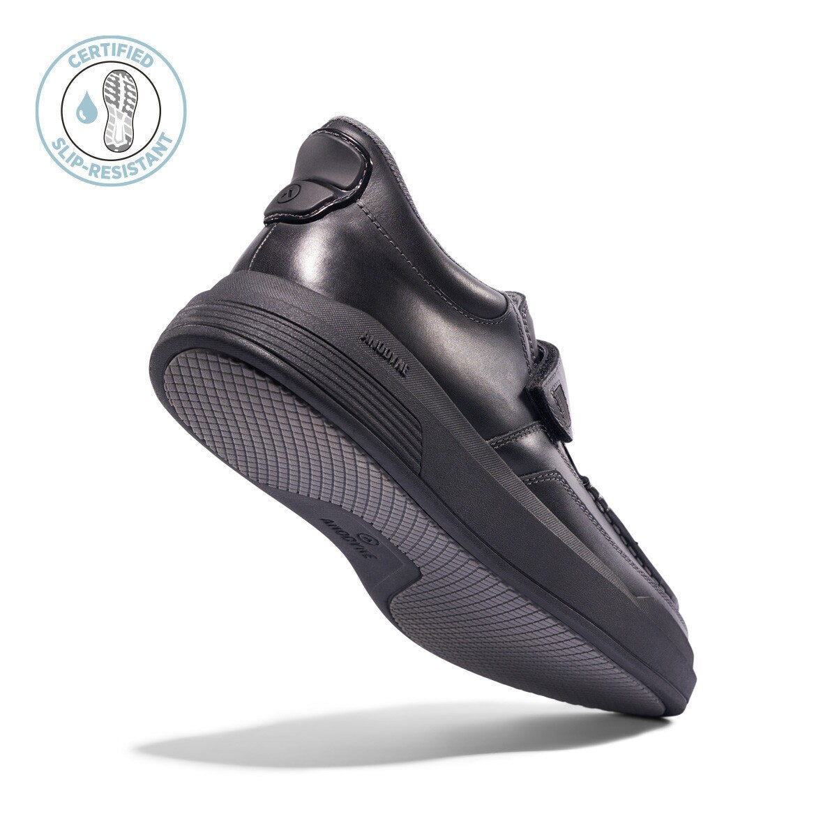 Anodyne - Diabetic Shoes - Hands Free No. 52 Men's Casual Dress Shoes - Black or Whiskey