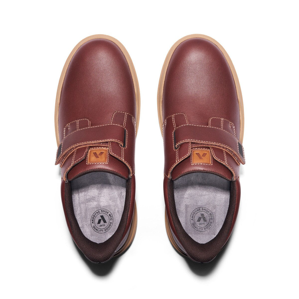 Anodyne - Diabetic Shoes - Hands Free No. 64 Men's Casual Comfort Shoes - Black or Whiskey