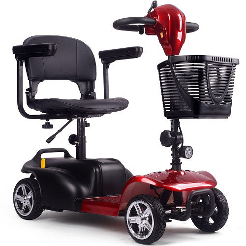 Red - MotoTec - Mobility Scooter 24v 250w