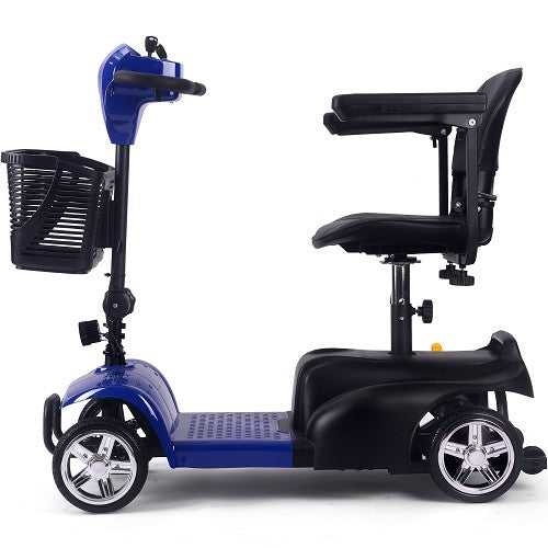 Blue Side View MotoTec - Mobility Scooter 24v 250w