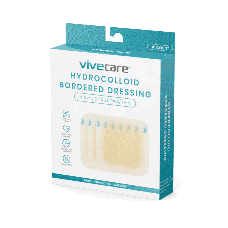 Vive - ViveCare - Dressings - Hydrocolloid Bordered Dressing (Sterile) 4" or 6"
