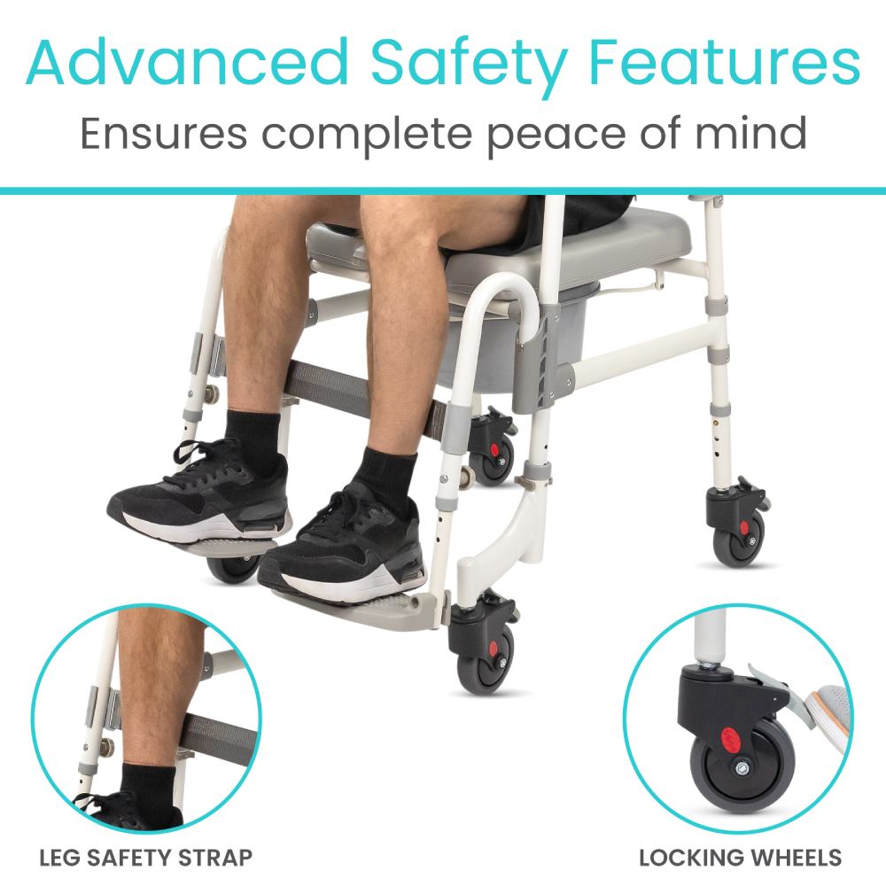 Vive - Shower Commode Transport Chair