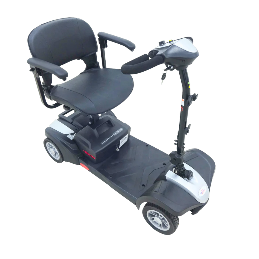 Ev-Rider - Power Scooter - MiniRider Lite Portable Mobility Scooter - 12AH - Silver