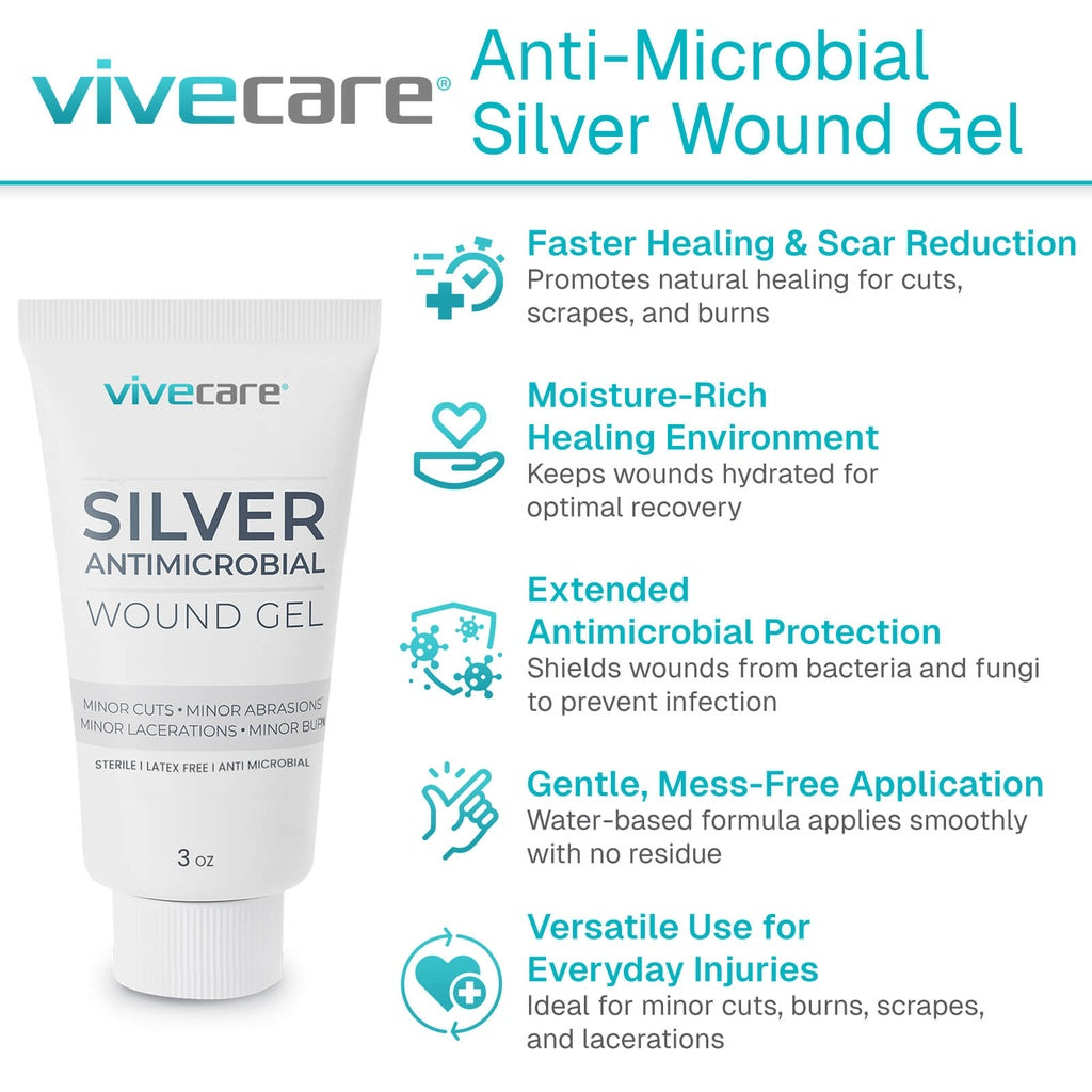 Vive - ViveCare - Ointments & Gels - Silver Antimicrobial Wound Gel
