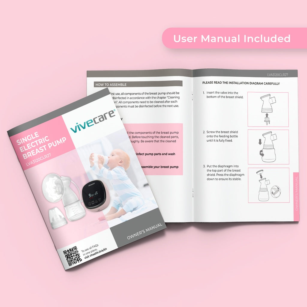 Vive - Breast Pump - Single Electric Breast Pump - E0603