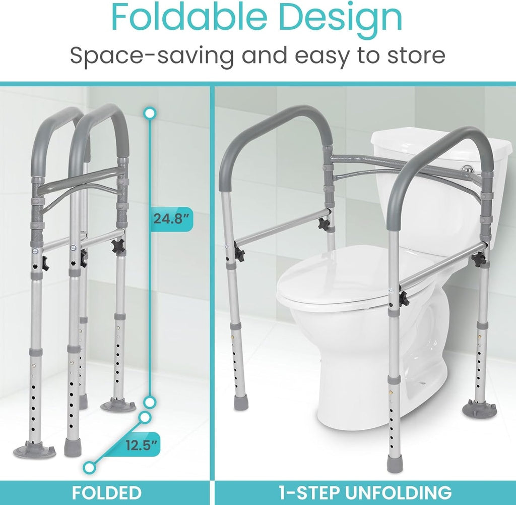 Toilet Safety Frame With Handles