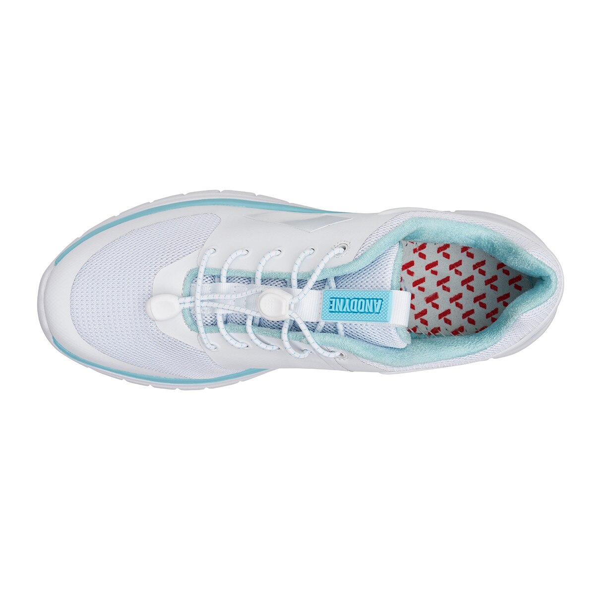 Anodyne - Diabetic Shoes - Hands Free No. 23 Women's Sport Runner W/ Heel Assist (Gen 2) - Black/Grey, Teal/Lime, or Light Blue