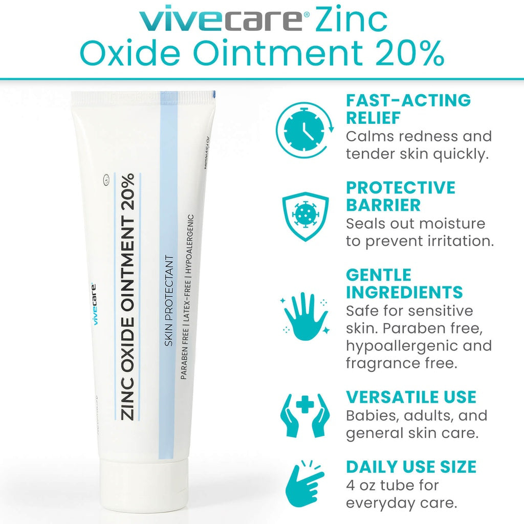 Vive - ViveCare - Ointments & Gels - Zinc Oxide Ointment 20%