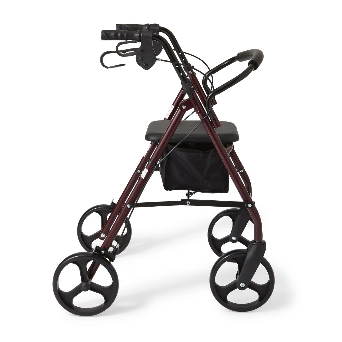 Medline Basic Steel Rollator with 8&quot; Wheels