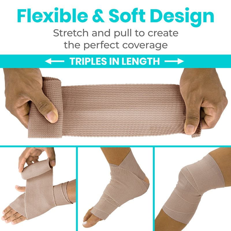 Vive - ViveCare - Bandages - Elastic Bandage Rolls - 2", 3", 4", or 6"
