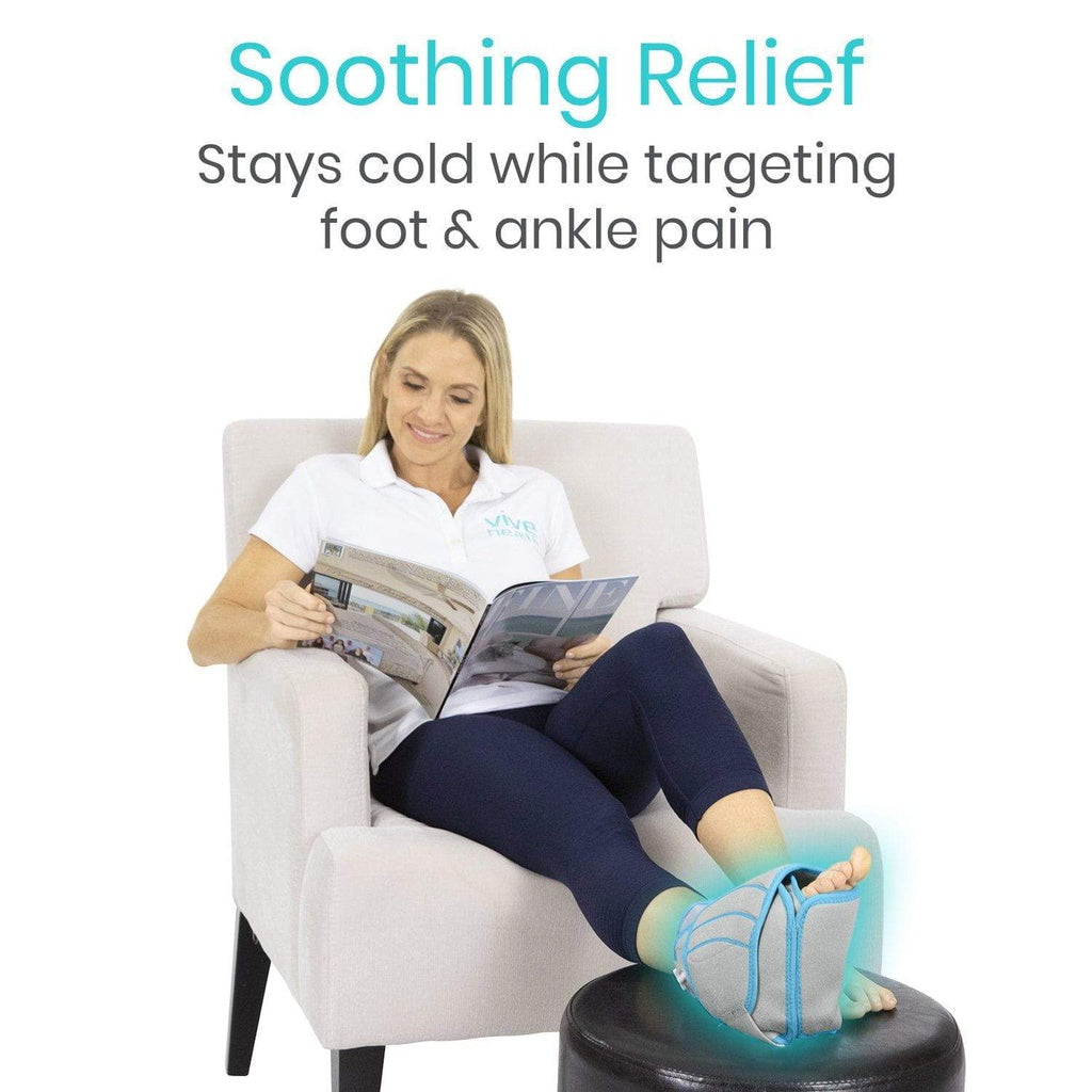 Vive - Cold Therapy - Ankle Compression Ice Wrap - HCPCS: A4467/A9273