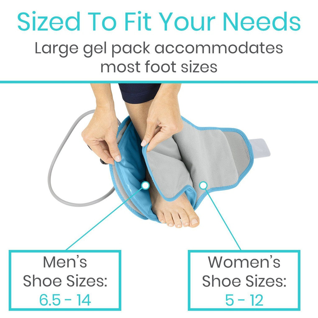 Vive - Cold Therapy - Ankle Compression Ice Wrap - HCPCS: A4467/A9273