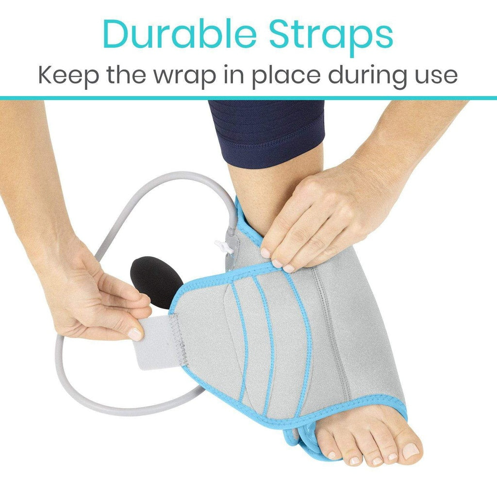 Vive - Cold Therapy - Ankle Compression Ice Wrap - HCPCS: A4467/A9273