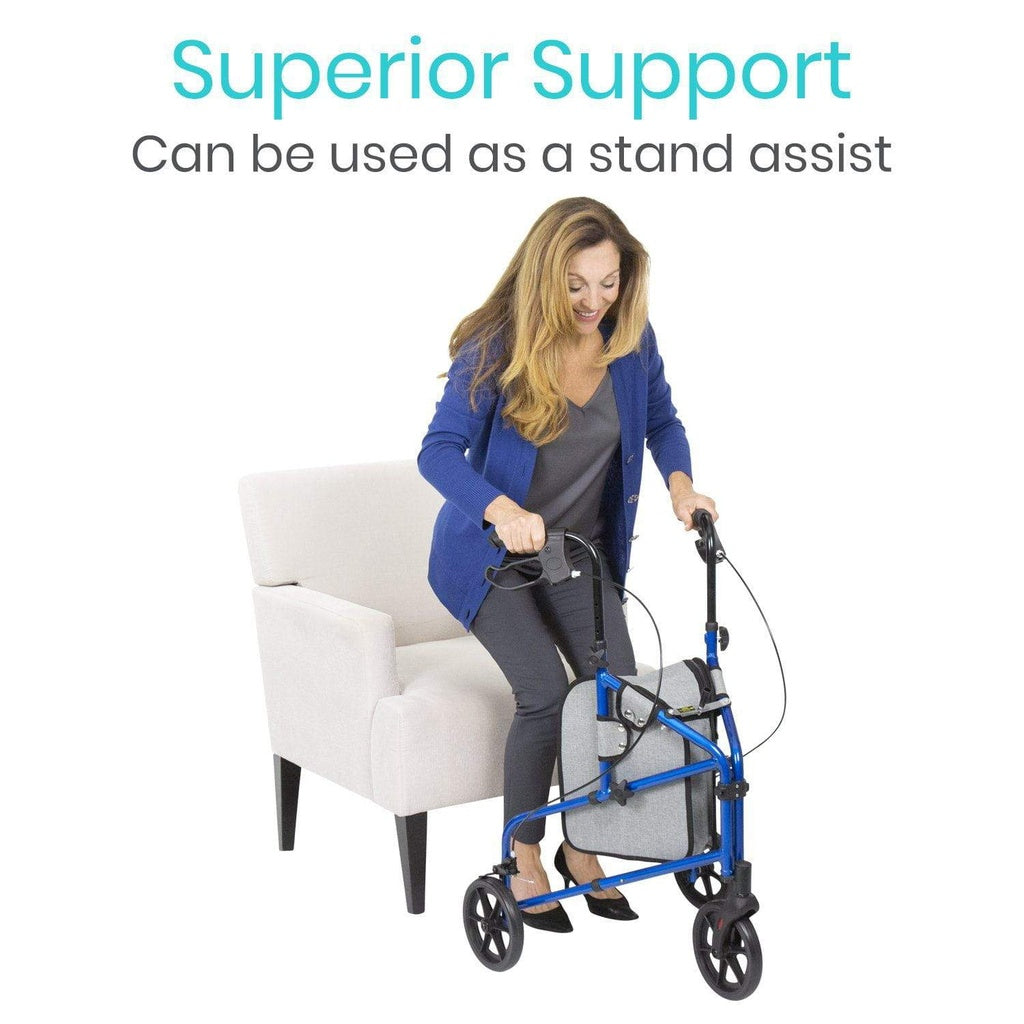 Vive - Rollator - Tri-Rollator - Black, Blue, or Purple
