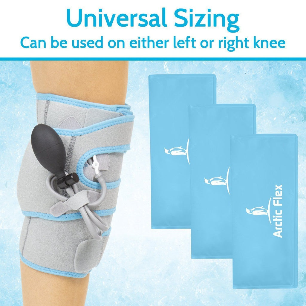 Vive - Cold Therapy - Knee Compression Ice Wrap - HCPCS: HCPCS: A4467/A9273