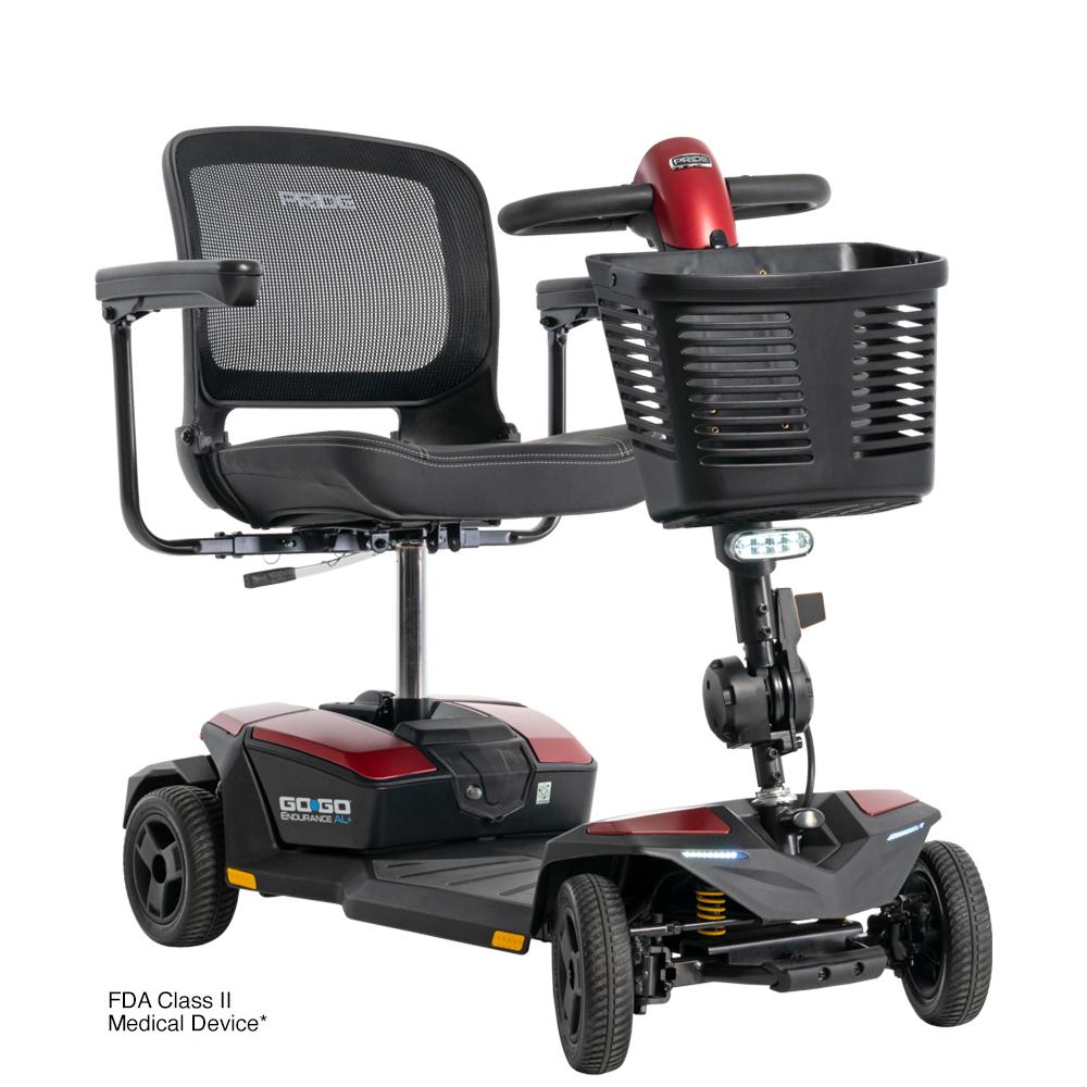 Pride - Go-Go Endurance AL+ 4 Wheel Mobility Scooter