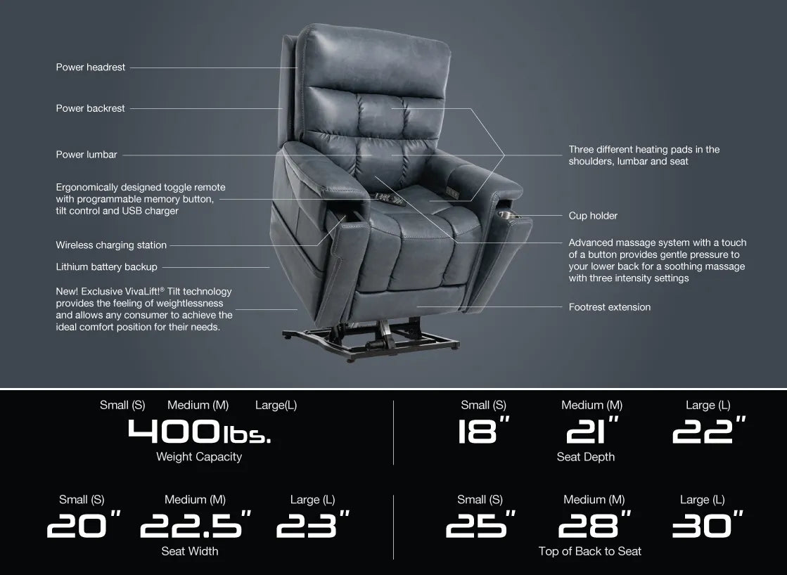 Pride - VivaLift - Ultra Lift Chair Recliner
